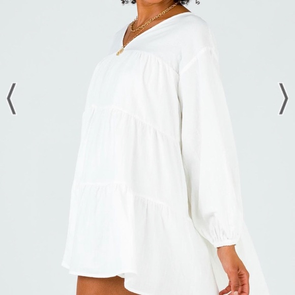 Aries Mini Dress White - Picture 3 of 5